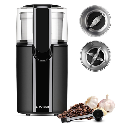 Broyeur moyenne Garlic Removable de moulin à café de poudre machines de café de maison de 2 tasses 200W