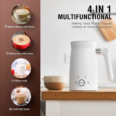 4 en 1 lait électrique automatique commercial Frother d'acier inoxydable de Latte de vapeur de lait