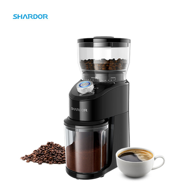 Lumière bleue tasses de Burr Conical Grinder 2 à 12 de LED de sécurité de bureau de machine d'expresso