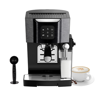 Machine de café noir avec la machine d'expresso multi de ménage de la fonction 500W de Frother de lait