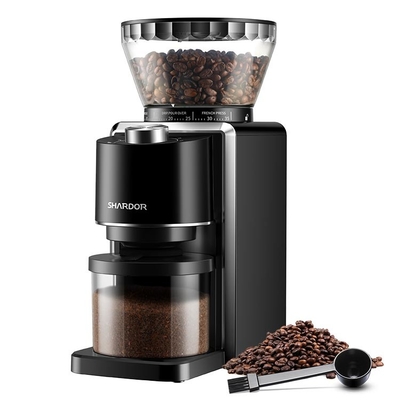 2 - Lumière bleue réglable de Burr Coffee Grinder Safety Lock LED d'anti maison statique de 12 tasses