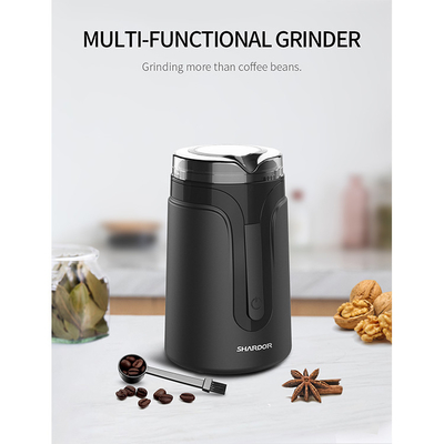 Petit Burr Grinder Electric Mill Spice noir portatif de Shardor multifonctionnel
