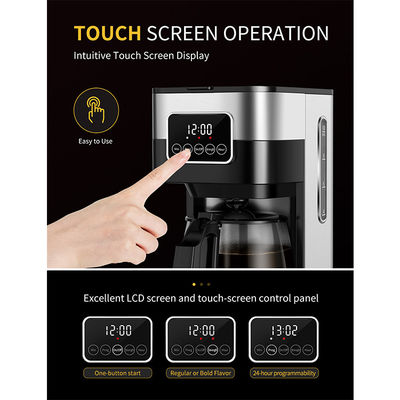 le fabricant de café de l'égouttement 900W gardent la machine programmable automatique chaude 10 de café 12 tasses de thé