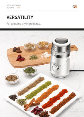 Café de synchronisation Bean Grinder Stainless Steel Automatic Burr Grinder réglable de bouton