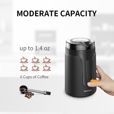 Moulin à café électrique compact à petite lame 150W 40g automatique