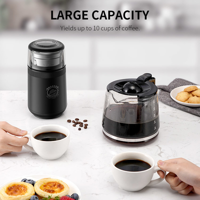 broyeur à piles SS304 Logo Electric Black Pepper Grinder fait sur commande de l'épice 70g