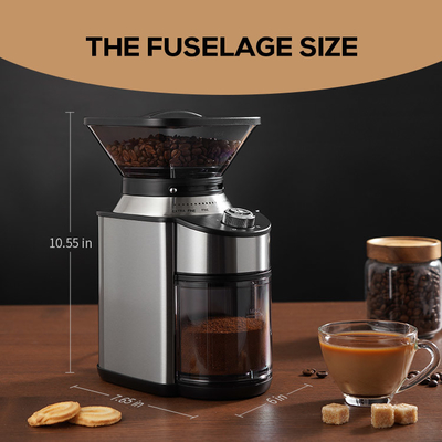 lumière de Burr Coffee Grinder With Blue LED de l'expresso 200W et sécurité