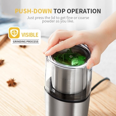 Utilisation sèche humide faite sur commande Burr Grinder à piles démontable de la broyeur de café de petite lame CG725