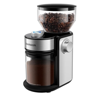 Serrure de meulage Burr Flat Silver de Safty de 12 de tasse de lame arrangements de Burr Coffee Grinder 16 électriques