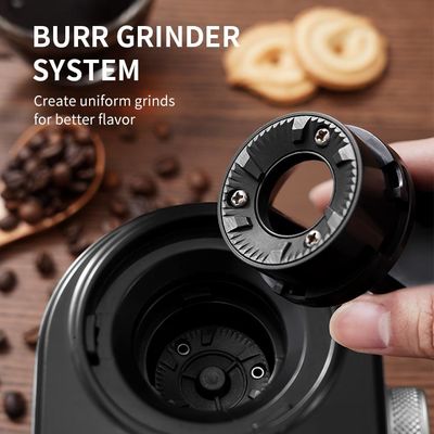 Machine à café de meulage d'individu de grain de café de 100W 14 plaçant le lavage plat à la mode de Dis