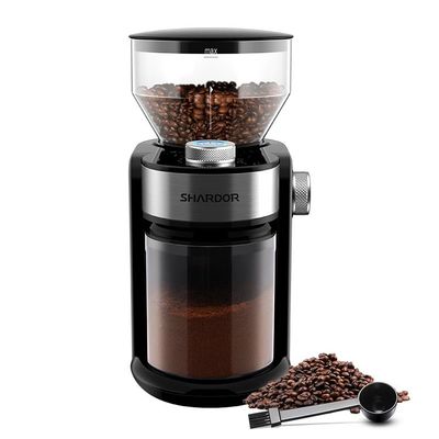 Fabricant de café professionnel réglable électrique portatif de Burr Coffee Grinder Silver 240g