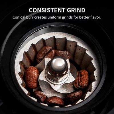 Lumière de établissement de Burr Coffee Grinder Coarse 35 coniques professionnels ultra fins LED