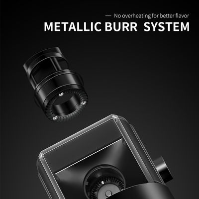 fabricant de café d'acier inoxydable Burr Hand Grinder Nespresso Household de bouton de la commande 240g