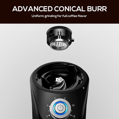 14 arrangements coniques réglables de morcellement de Burr Coffee Grinder Espresso Extensive