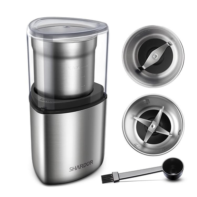 Les doubles tasses épicent la broyeur électrique Stainless Steel de moulin de meulage d'utilisation multi humide sèche de machine