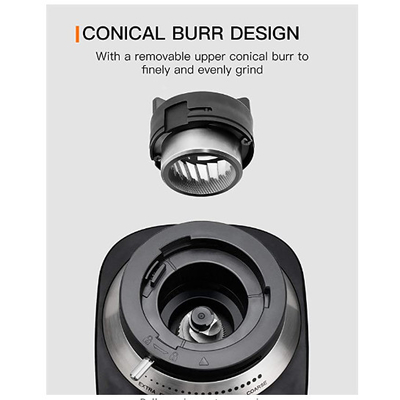 Arrangement conique électrique de la presse 19 d'acier inoxydable Burr Coffee Grinder Espresso Coffee