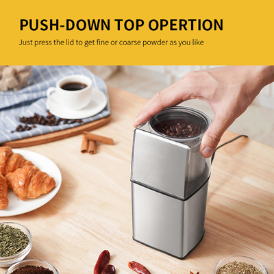 café sans fil rechargeable Bean Grinder With Removable Cups de la broyeur de café 70g 200W