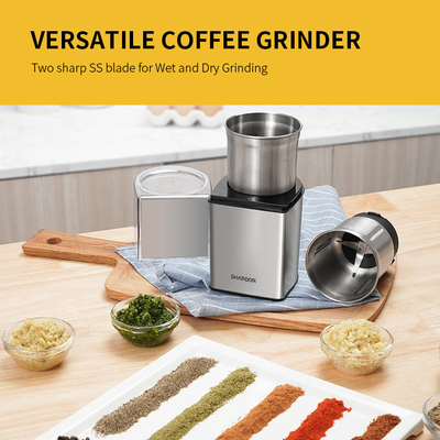 café sans fil rechargeable Bean Grinder With Removable Cups de la broyeur de café 70g 200W