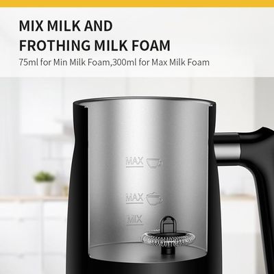4 en 1 lait électrique automatique commercial Frother d'acier inoxydable de Latte de vapeur de lait