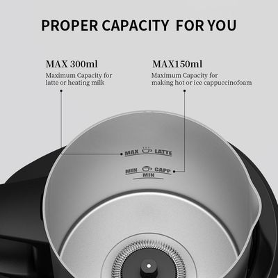 4 dans 1 broc automatique commercial électrique de Frother Nespresso de lait avec les tasses démontables
