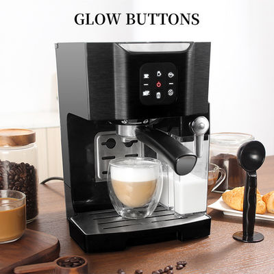 machine de café du contrat 1450W avec le réservoir d'eau démontable de barre de Frother 15 de lait