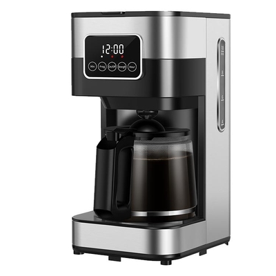 Machine automatique de café d'égouttement d'écran tactile d'OEM 10 tasses programmables avec la carafe en verre