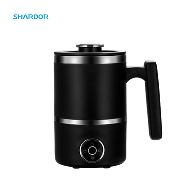 Chauffage froid-chaud Foamer de lait de noir de Frother de lait d'expresso de 300ML 4-In-1 détachable