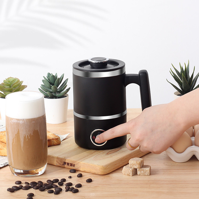 Chauffage froid-chaud Foamer de lait de noir de Frother de lait d'expresso de 300ML 4-In-1 détachable