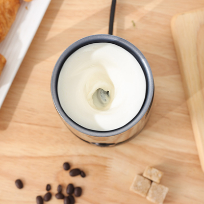 Contrôle de température précis bas détachable brillant 65°C de Matte Black Espresso Milk Frother