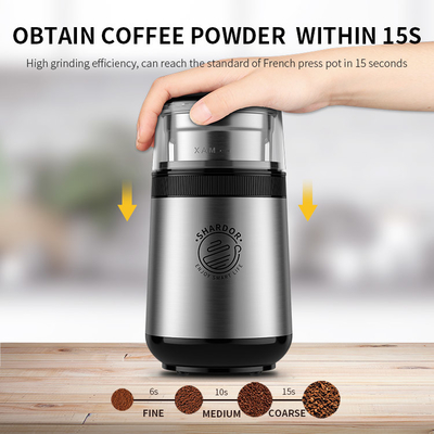 machine fonctionnelle multi SS304 Burr Grinder Coffee Maker démontable du café 150W