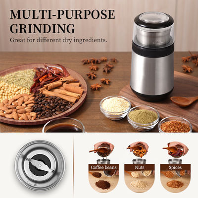 Café transparent Bean Flat Burr Espresso Grinder de tasse du fabricant de café d'expresso de couvercle SS304