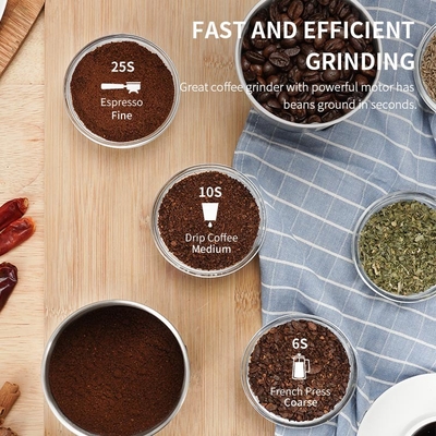 Petite UL électrique Mini Electric Coffee Maker de Bean Grinder ETL de café d'ODM 2 tasses de Removeable
