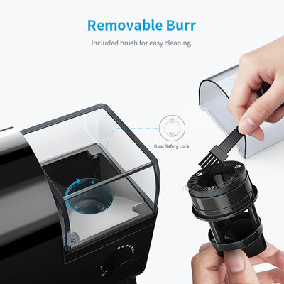 Machine de meulage de café de Mini Black Burr Coffee Grinder 100W pour la maison