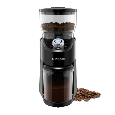 220 acier inoxydable conique de Shardor Burr Coffee Grinder 150W de volt avec la lumière de LED