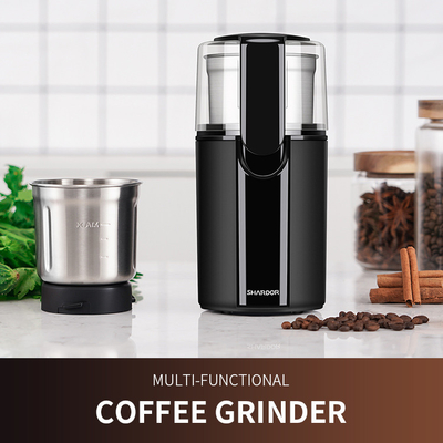 Broyeur électrique Machine Multiple Settings Burr Mill Coffee Grinder With d'épice 2 tasses