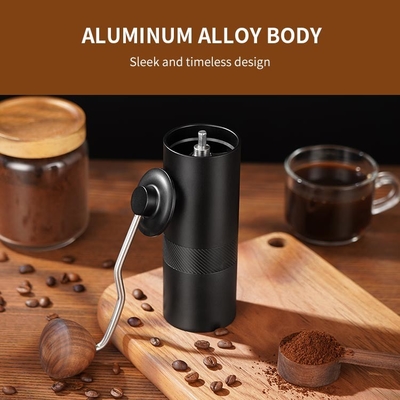 Logo de Precise Portable DIY de broyeur de café de Burr Espresso Stainless Steel Manual
