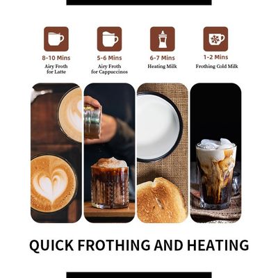 Lait détachable automatique intelligent froid et passionné de Frother d'expresso